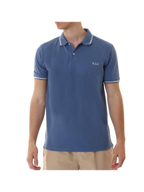 Polo Monterey in piquet di cotone elasticizzato con bordi a righe WOOLRICH | CFWOPO0066MRUT2556.3115